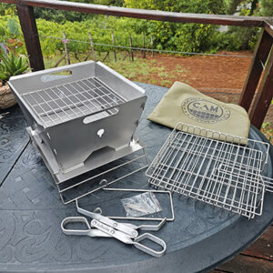 flat pack deluxe stainless steel portable braai south africa